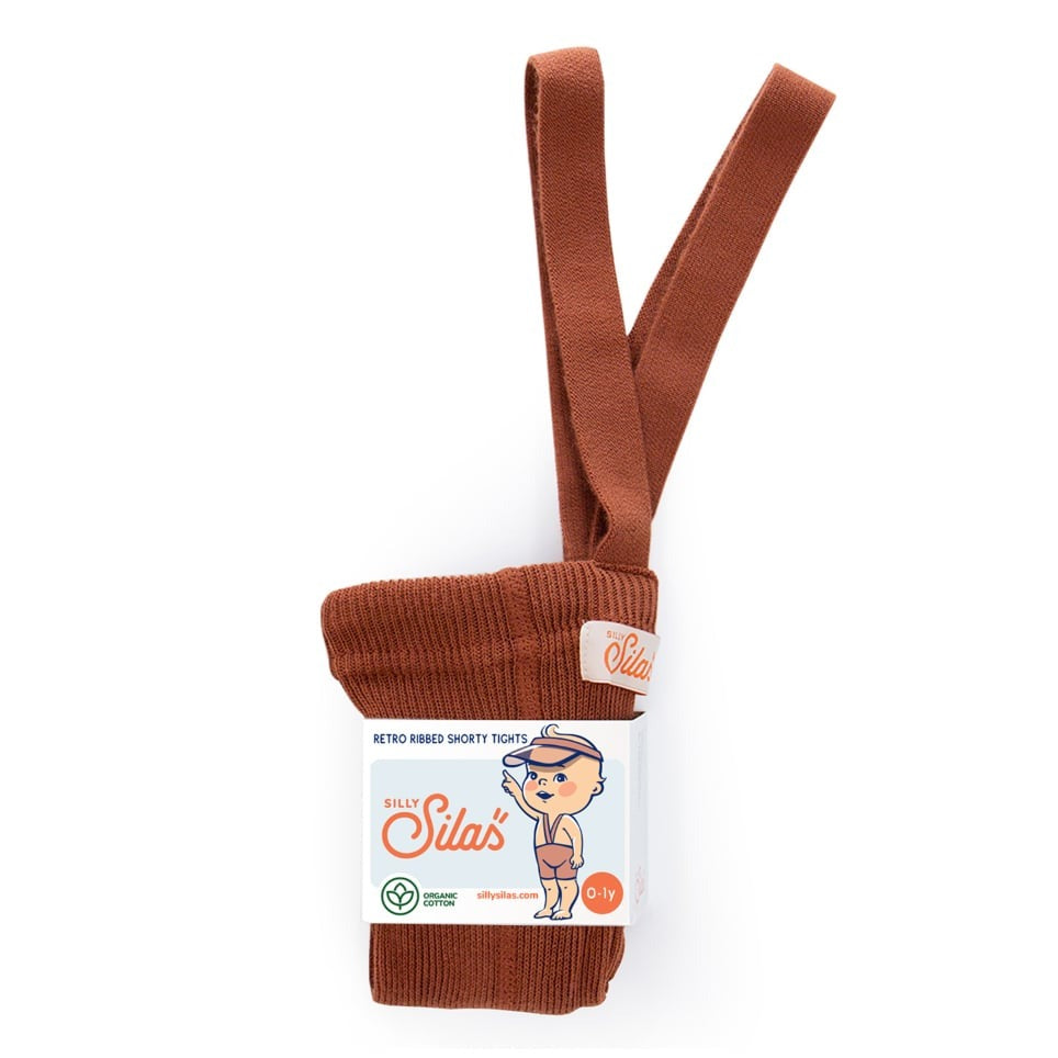 【SILLY Silas】Shorty Tights Collection Cinnamon ショーティータイツ 0-1y,1-2y,2-3y  | Coucoubebe/ククベベ