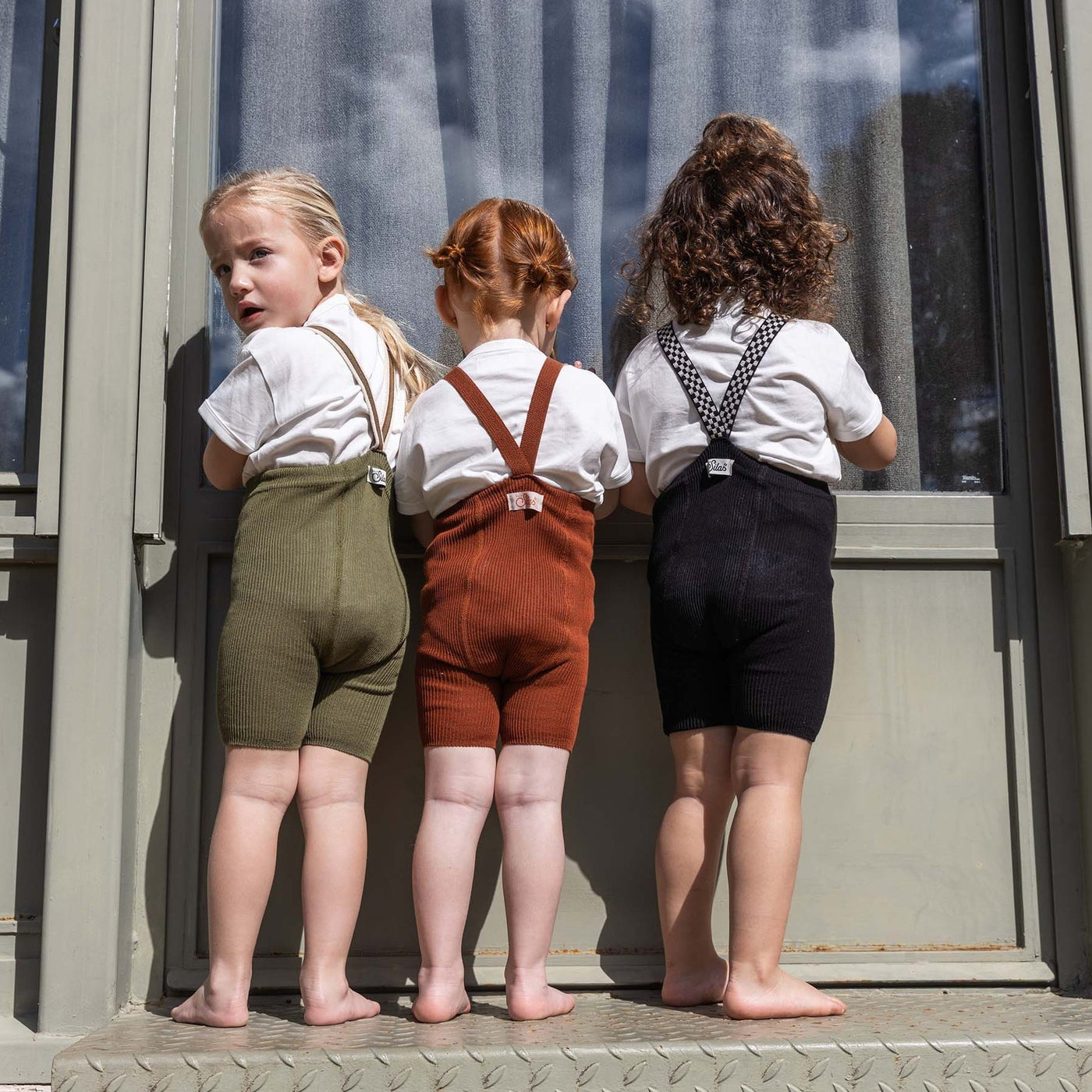 【SILLY Silas】Shorty Tights Collection Olive Striped ショーティータイツ 0-1y,1-2y,2-3y  | Coucoubebe/ククベベ
