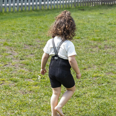 【SILLY Silas】Shorty Tights Collection Classic Black Checked ショーティータイツ 0-1y,1-2y,2-3y（Sub Image-4） | Coucoubebe/ククベベ
