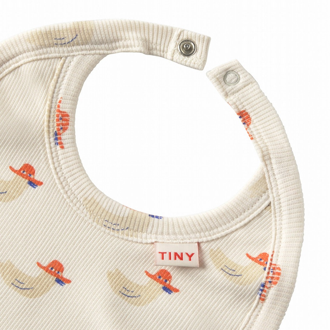 【tinycottons】DUCKS BIB off-white ビブ  | Coucoubebe/ククベベ