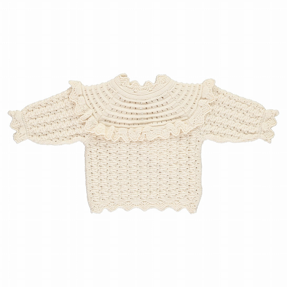 【Bebe Organic】Silvia Sweater Cream セーター 18m,24m  | Coucoubebe/ククベベ