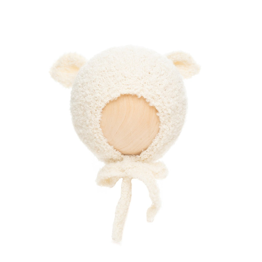 【Bambolina】white sheep シープボンネット 6-12m,1-3y  | Coucoubebe/ククベベ