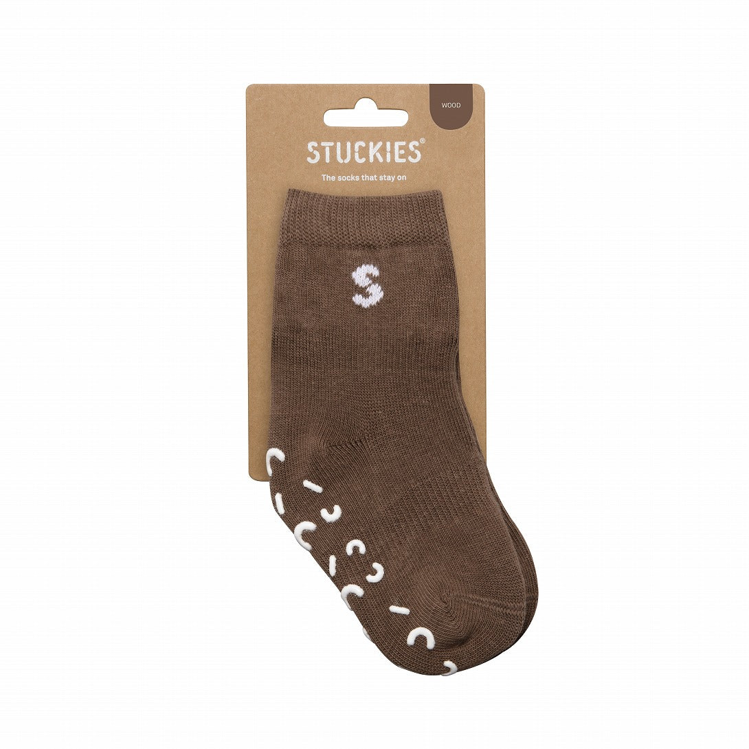 【STUCKIES】Classic Singles Wood 靴下 6-12M,1-2Y,2-3Y  | Coucoubebe/ククベベ