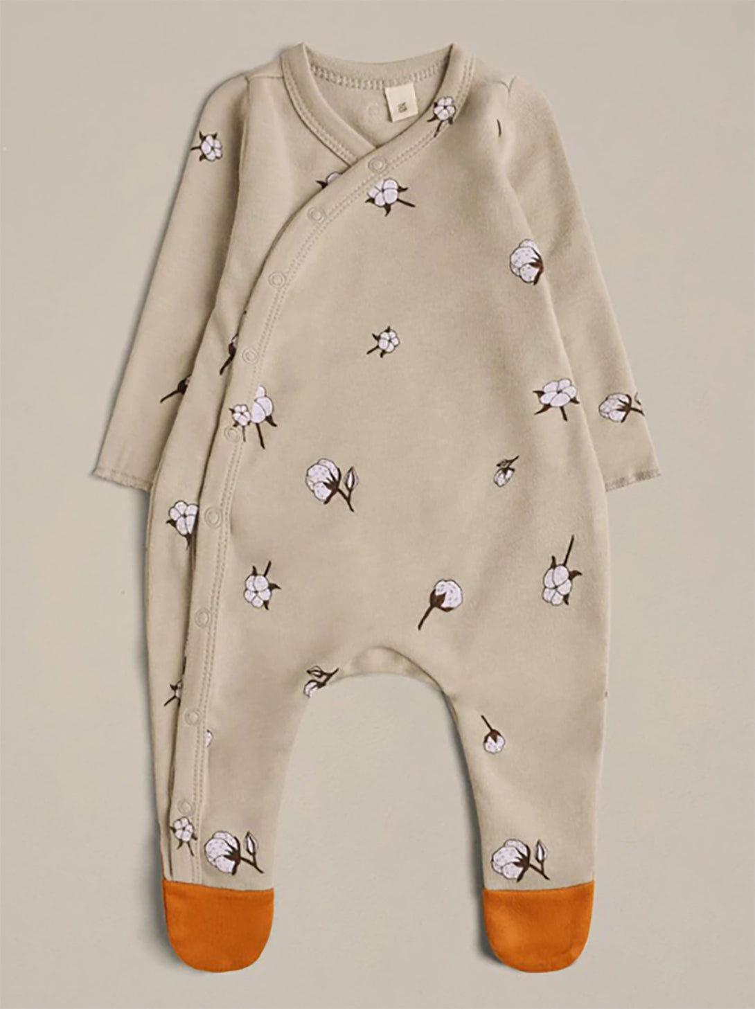 【organic zoo】Cottonfield Suit with contrast feet 足つきロンパース 0-3m,3-6m,6-12m  | Coucoubebe/ククベベ