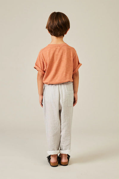 【my little cozmo】【40％off】Gauze stripe pants Anthracite　ガーゼストライプパンツ　3Y,4Y,6Y（Sub Image-5） | Coucoubebe/ククベベ