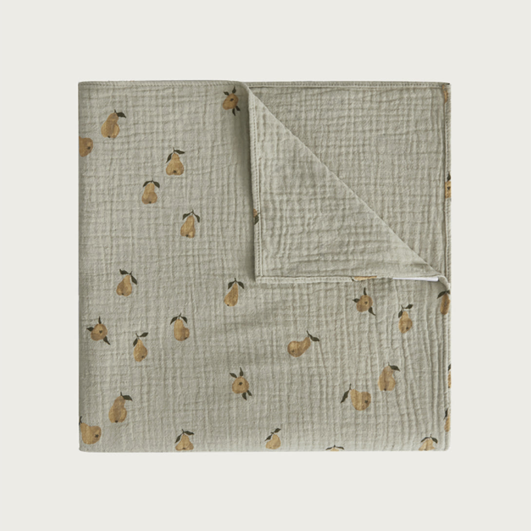 【garbo&friends】Pear Muslin Swaddle Blanket　スワドルブランケット　  | Coucoubebe/ククベベ