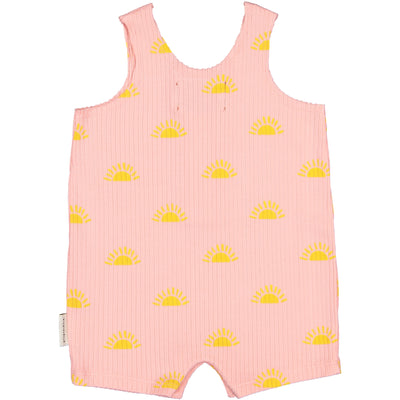 【piupiuchick】【50％off】piupiuchick baby short jumpsuit　414510121　ピウピウチックベイビーショートジャンプスーツ18m（Sub Image-2） | Coucoubebe/ククベベ