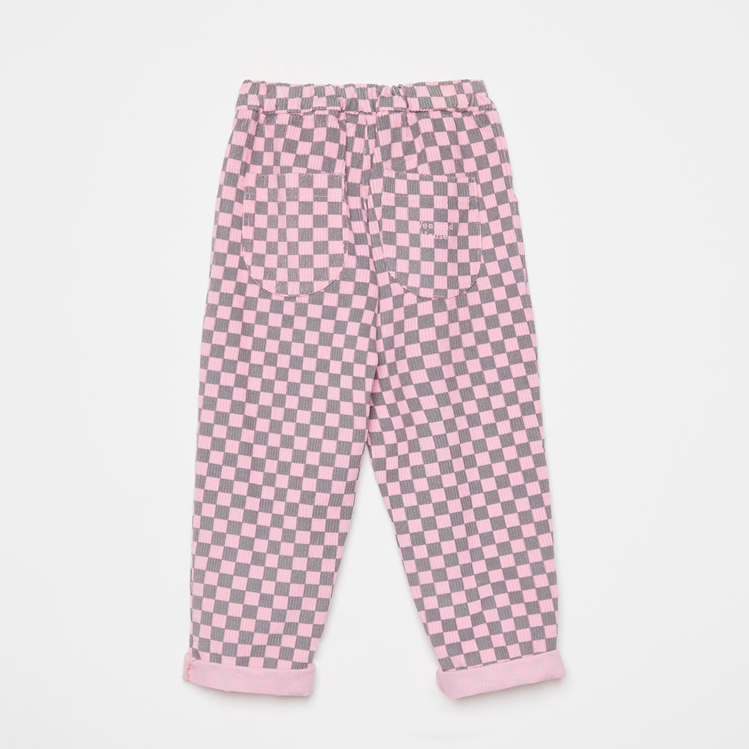 【Coucoubébé-baby】【40％off】weekend house kids / Check couduroy pants / Pink  | Coucoubebe/ククベベ