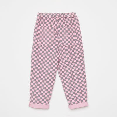 【Coucoubébé-baby】【40％off】weekend house kids / Check couduroy pants / Pink（Sub Image-2） | Coucoubebe/ククベベ