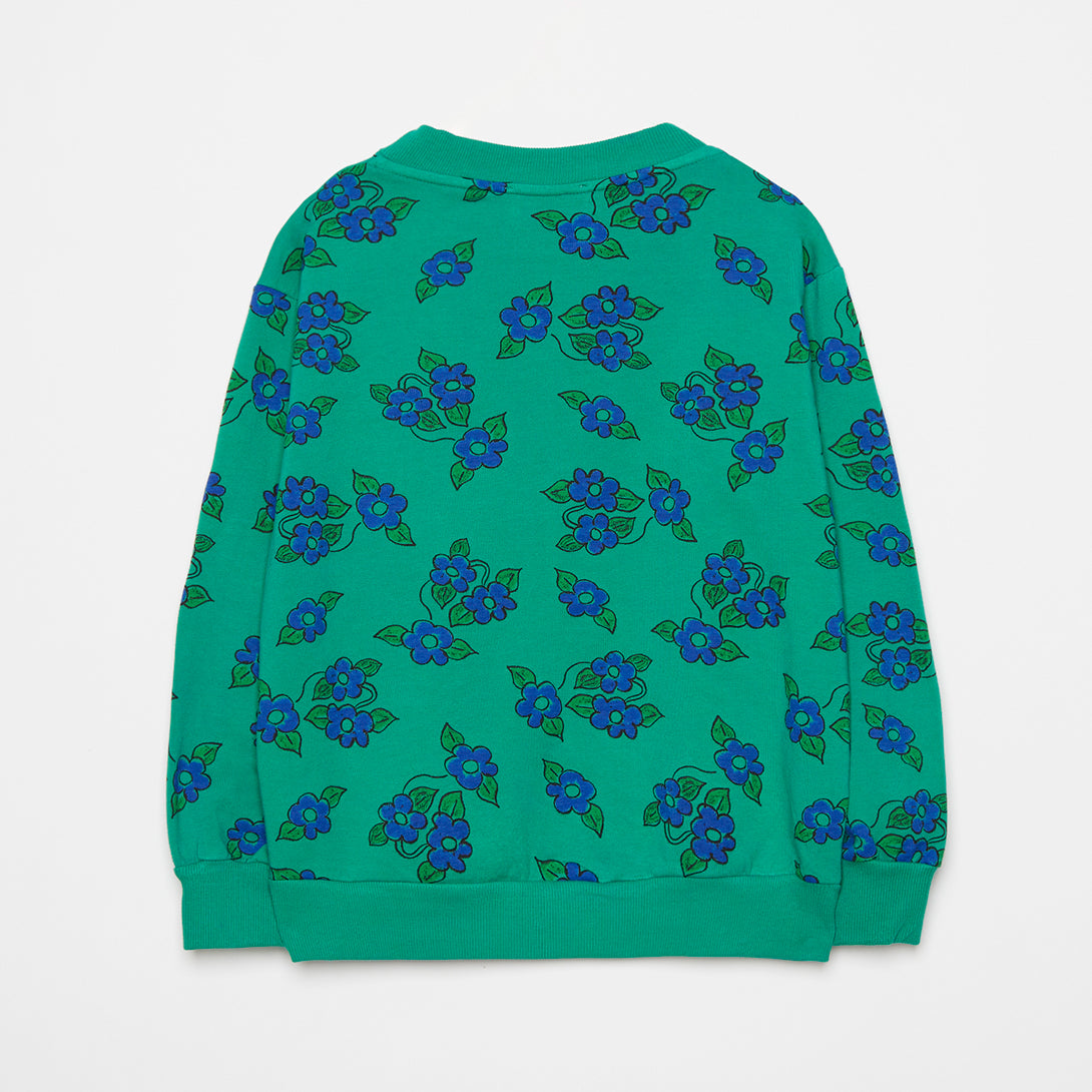 【Coucoubébé-baby】【40％off】weekend house kids / Green flowers sweatshirt / Green  | Coucoubebe/ククベベ