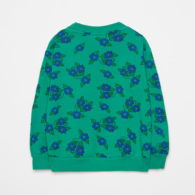 【Coucoubébé-baby】【40％off】weekend house kids / Green flowers sweatshirt / Green（Sub Image-2） | Coucoubebe/ククベベ