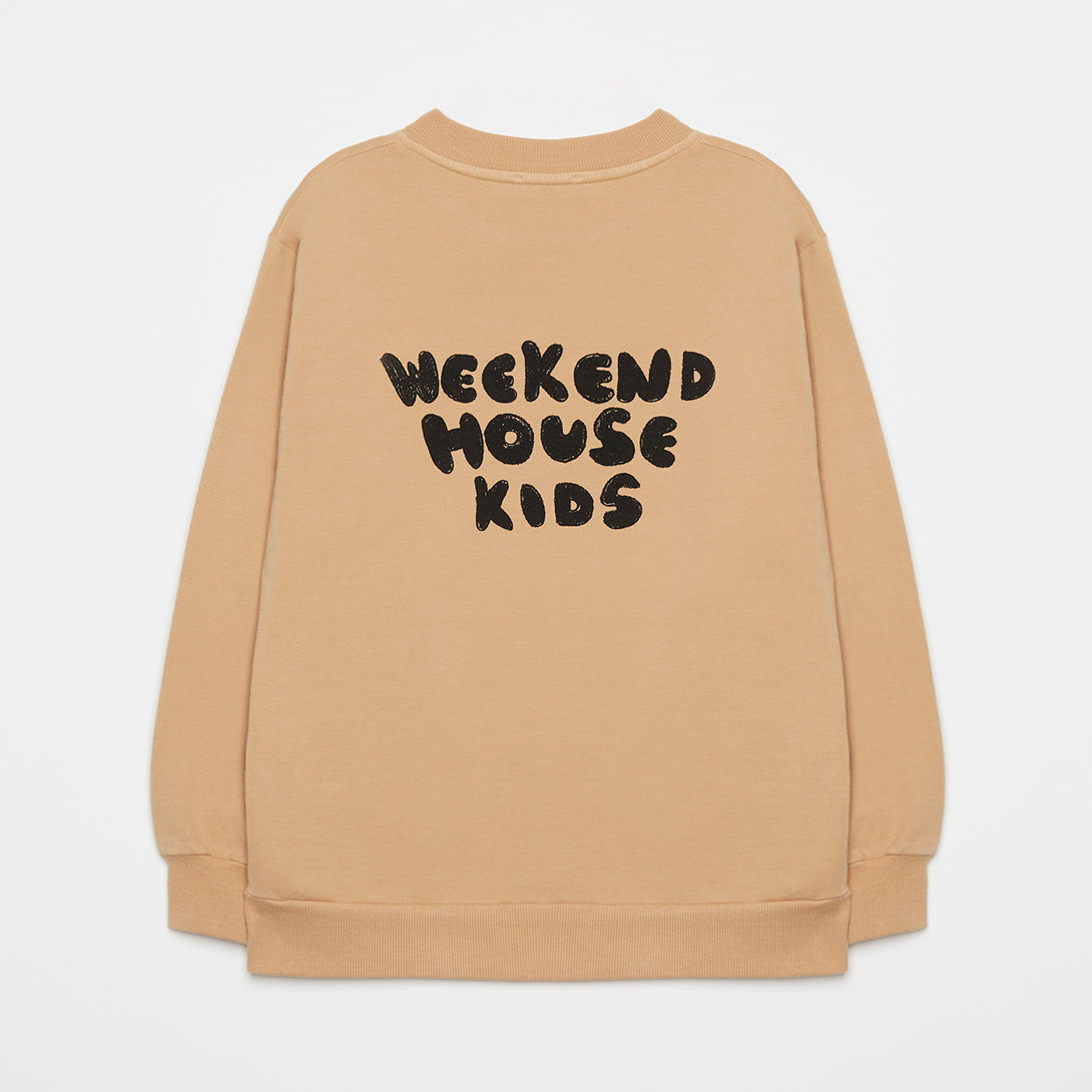 【Coucoubébé-baby】【40％off】weekend house kids / Octopus sweatshirt / Soft brown  | Coucoubebe/ククベベ