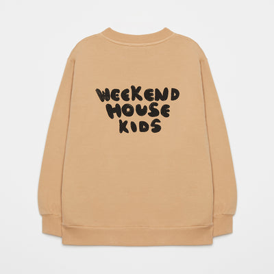 【Coucoubébé-baby】【40％off】weekend house kids / Octopus sweatshirt / Soft brown（Sub Image-2） | Coucoubebe/ククベベ