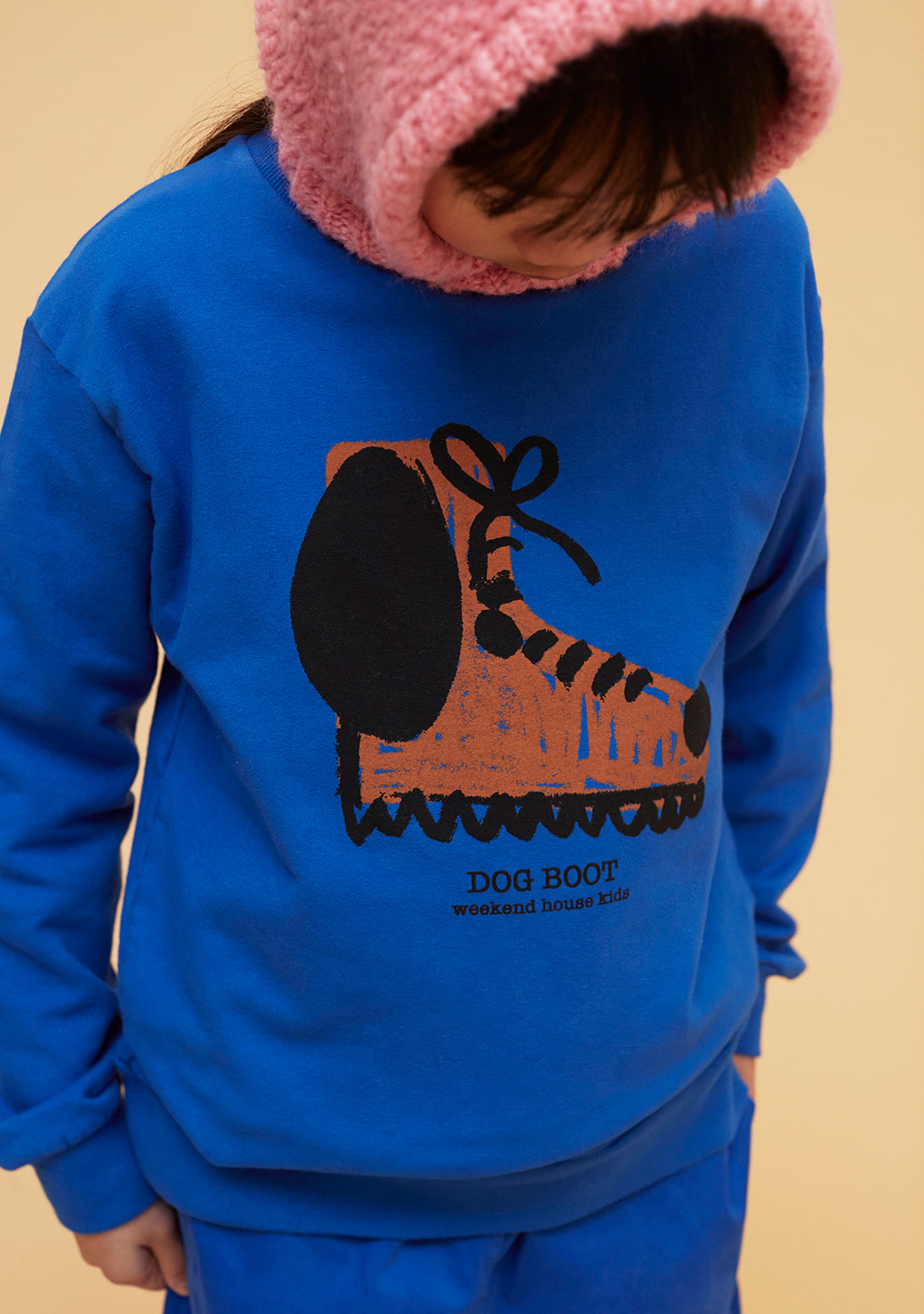 【Coucoubébé-baby】【40％off】weekend house kids / Dog boots sweatshirt / Blue  | Coucoubebe/ククベベ