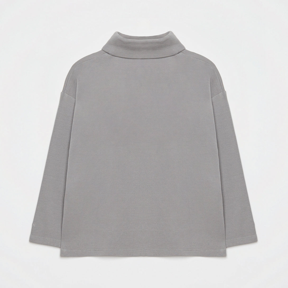 【Coucoubébé-baby】【40％off】weekend house kids / Logo turtle neck / Grey  | Coucoubebe/ククベベ