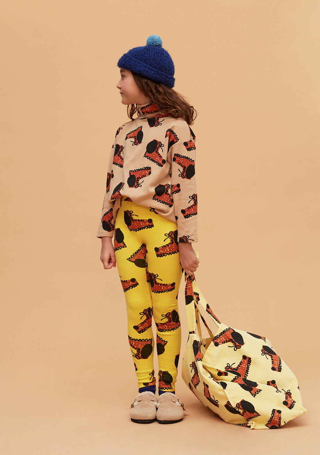 【Coucoubébé-baby】【40％off】weekend house kids / Dog boots legging / Yellow  | Coucoubebe/ククベベ