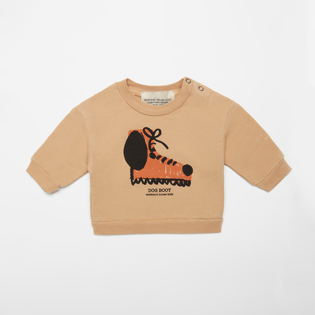 【Coucoubébé-baby】【40％off】weekend house kids / Dog boots Sweatshirt / Soft brown  | Coucoubebe/ククベベ