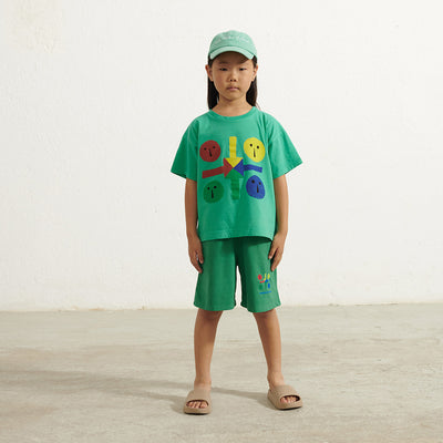 【weekend house kids】【40％off】Parchis t-shirt Soft green　Tシャツ　2 , 3/4 , 5/6 , 7/8（Sub Image-3） | Coucoubebe/ククベベ