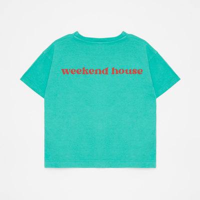 【weekend house kids】【40％off】Parchis t-shirt Soft green　Tシャツ　2 , 3/4 , 5/6 , 7/8（Sub Image-2） | Coucoubebe/ククベベ