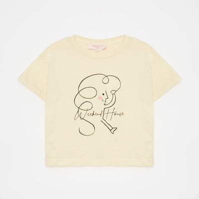 【weekend house kids】【40％off】Weekend kids t-shirt Cream　Tシャツ　2 , 3/4 , 5/6 , 7/8（Sub Image-1） | Coucoubebe/ククベベ