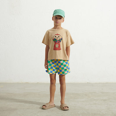 【weekend house kids】【40％off】Gum t-shirt Sand　Tシャツ　2 , 3/4 , 5/6 , 7/8（Sub Image-3） | Coucoubebe/ククベベ