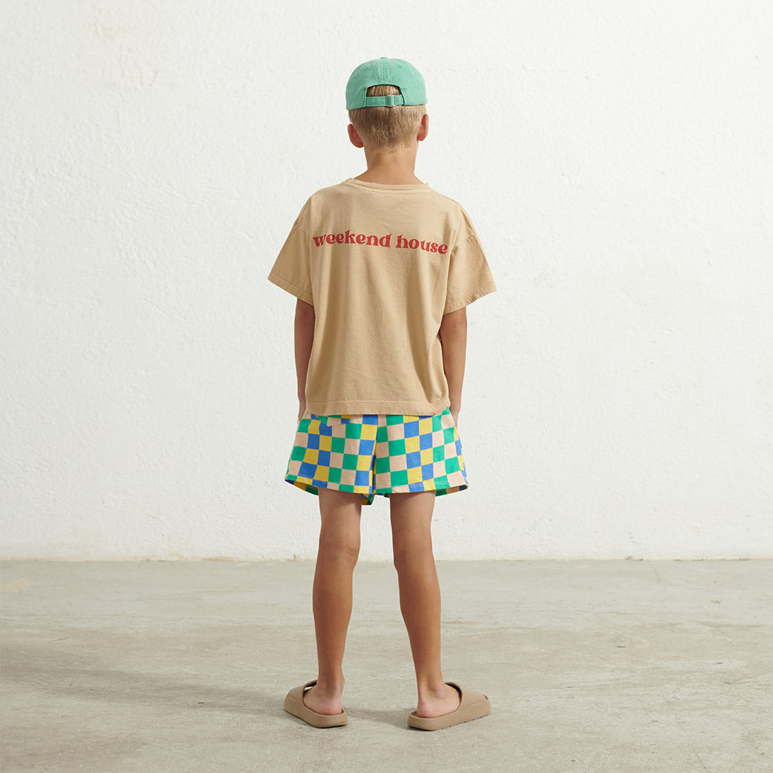 【weekend house kids】【40％off】Gum t-shirt Sand　Tシャツ　2 , 3/4 , 5/6 , 7/8  | Coucoubebe/ククベベ