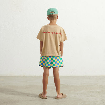 【weekend house kids】【40％off】Gum t-shirt Sand　Tシャツ　2 , 3/4 , 5/6 , 7/8（Sub Image-4） | Coucoubebe/ククベベ
