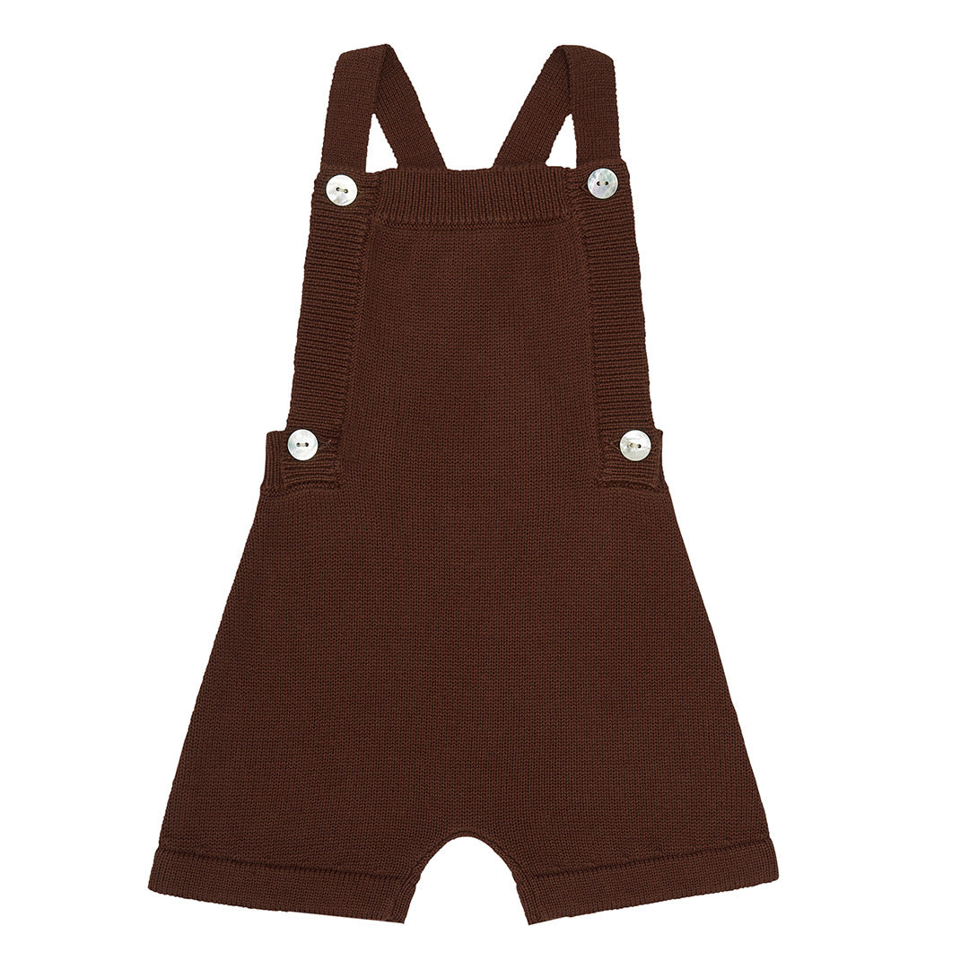 【FUB】【40％off】Baby Shorts  |  maroon  |  天竺編みサロペット　68,74,80cm  | Coucoubebe/ククベベ