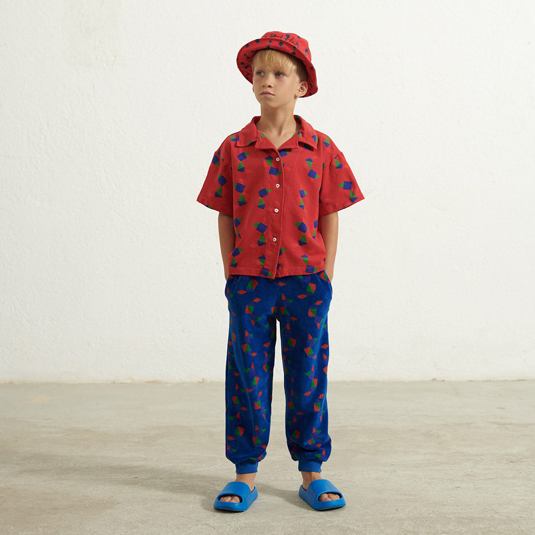 【weekend house kids】【40％off】Tangram hat Red　ハット　S,M,  | Coucoubebe/ククベベ