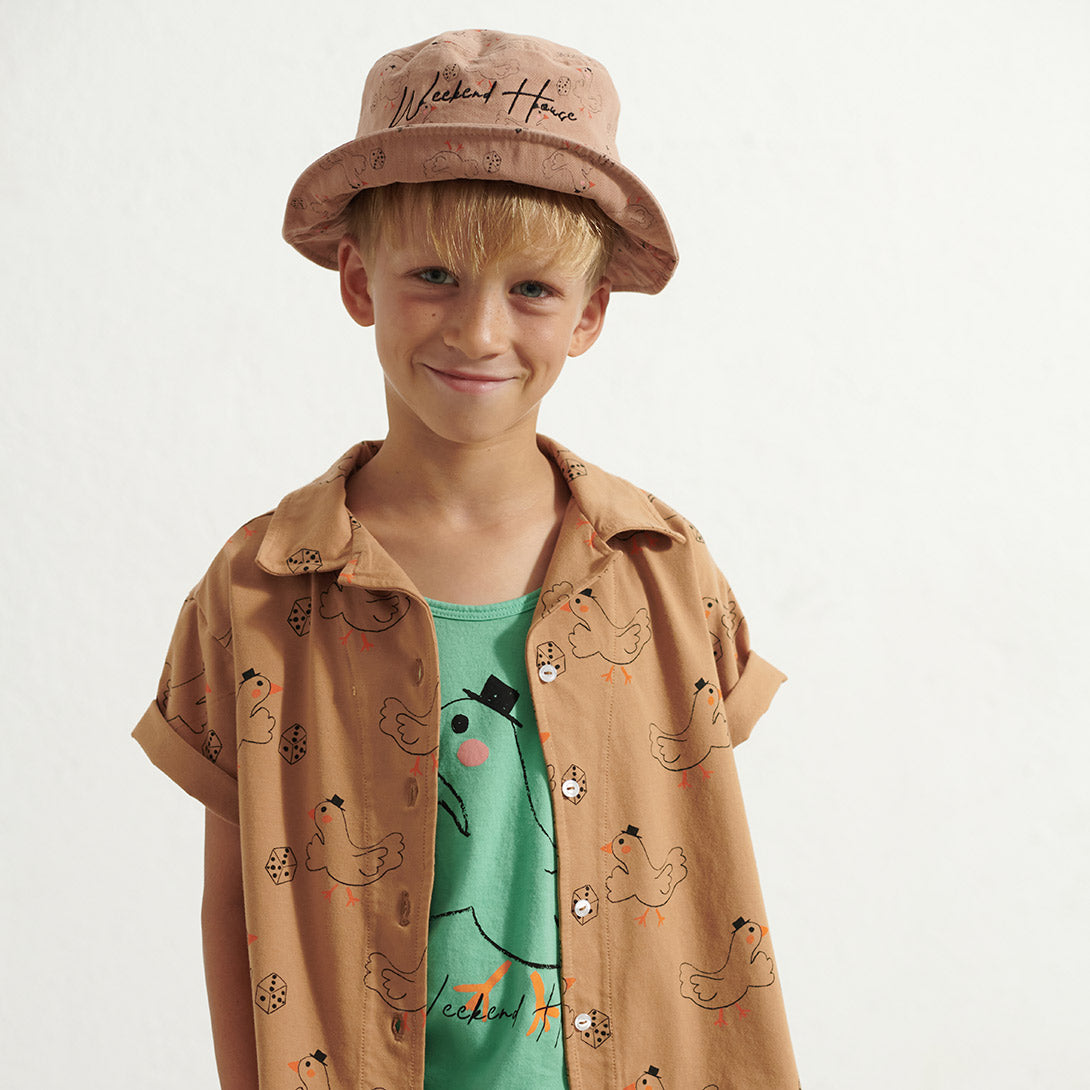 【weekend house kids】【40％off】Goose hat Camel　ハット　S,M,  | Coucoubebe/ククベベ