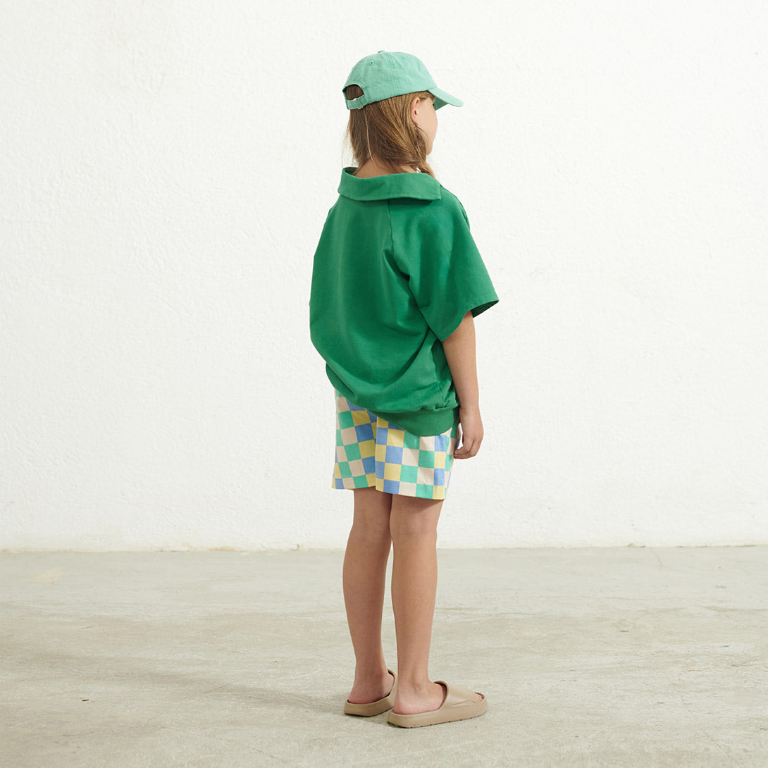 【weekend house kids】【40％off】Chess shorts MUlticolor　ショートパンツ　2 , 3/4 , 5/6 ,7/8  | Coucoubebe/ククベベ
