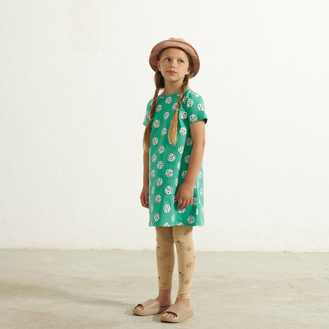 【weekend house kids】【40％off】Cube dress Green　ワンピース　2 , 3/4 , 5/6 , 7/8  | Coucoubebe/ククベベ