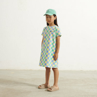 【weekend house kids】【40％off】Chess dress Multicolor　ワンピース　2 , 3/4 , 5/6 , 7/8（Sub Image-3） | Coucoubebe/ククベベ