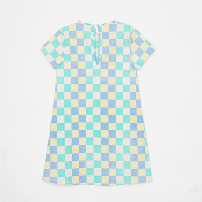 【weekend house kids】【40％off】Chess dress Multicolor　ワンピース　2 , 3/4 , 5/6 , 7/8（Sub Image-2） | Coucoubebe/ククベベ