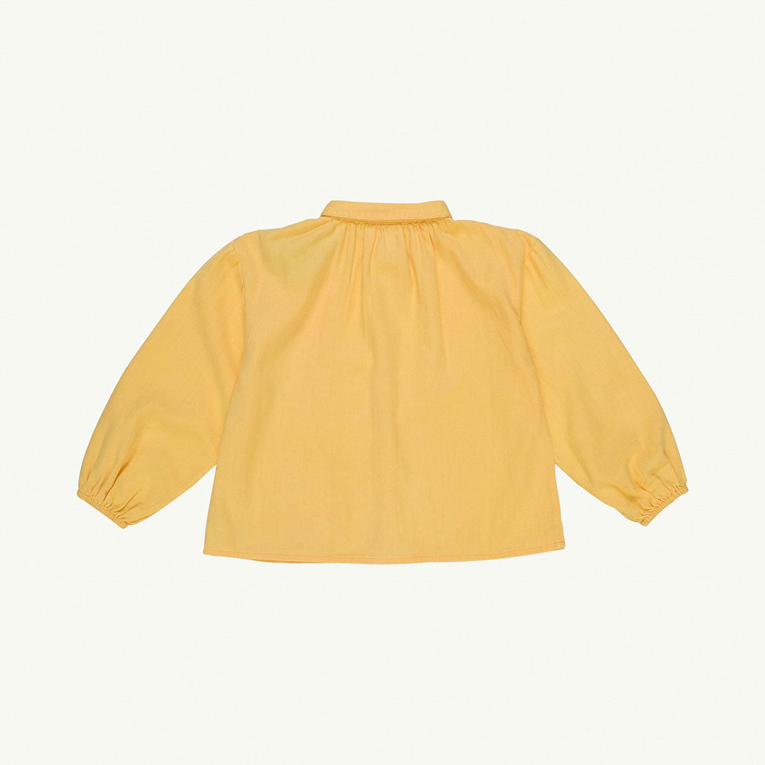 【maed for mini】【40％off】maed for mini  /  Sassy starfish blouse /  yellow  /  フロントボタンブラウス  | Coucoubebe/ククベベ