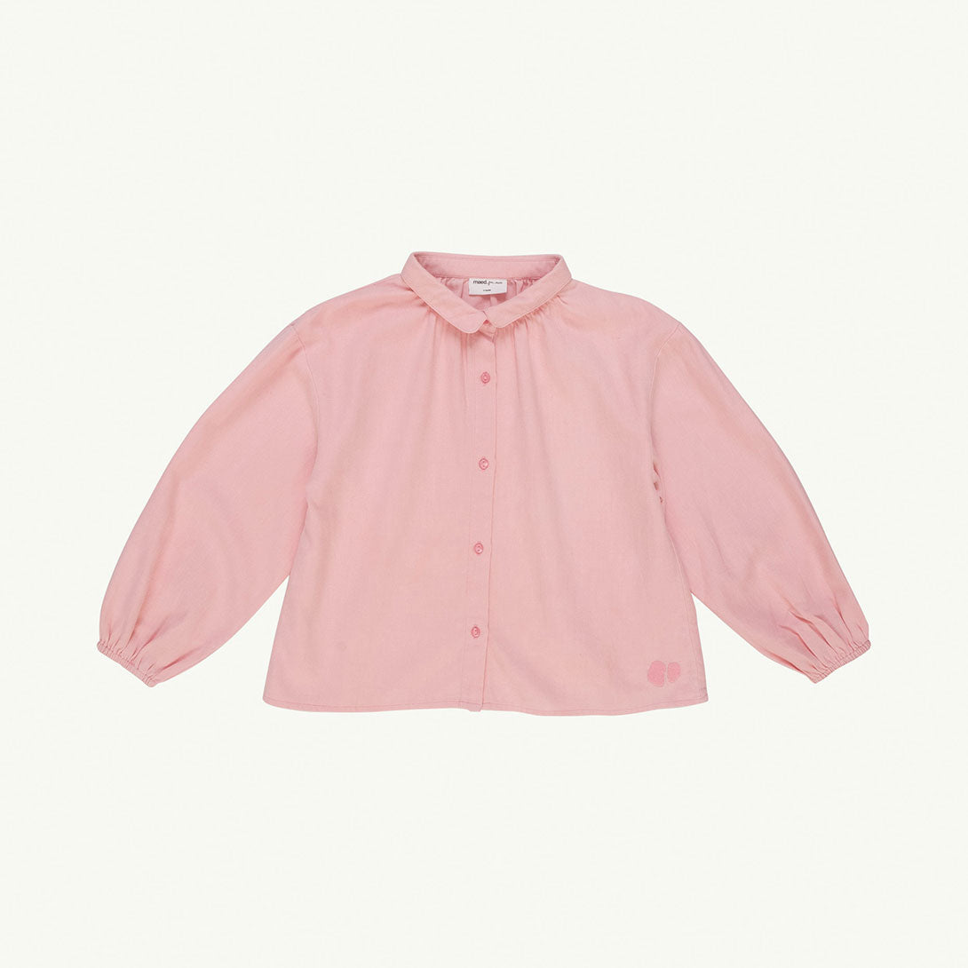 【maed for mini】【40％off】maed for mini  /  Sappy salmon blouse /  pink  /  フロントボタンブラウス  | Coucoubebe/ククベベ