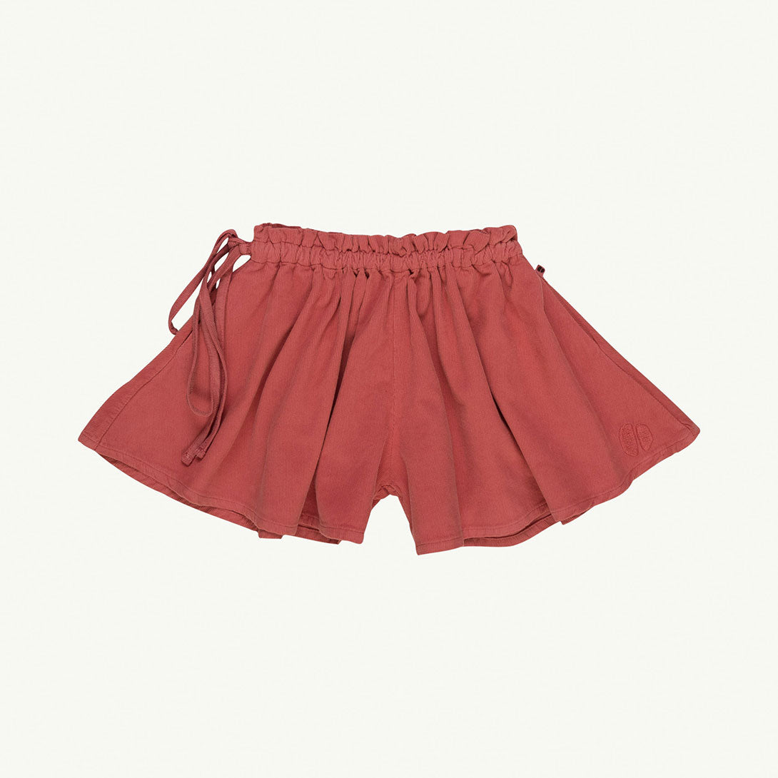 【maed for mini】【40％off】maed for mini  /  Ribby raggle shorts  /  dusty red  /  コーデュロイキュロット  | Coucoubebe/ククベベ