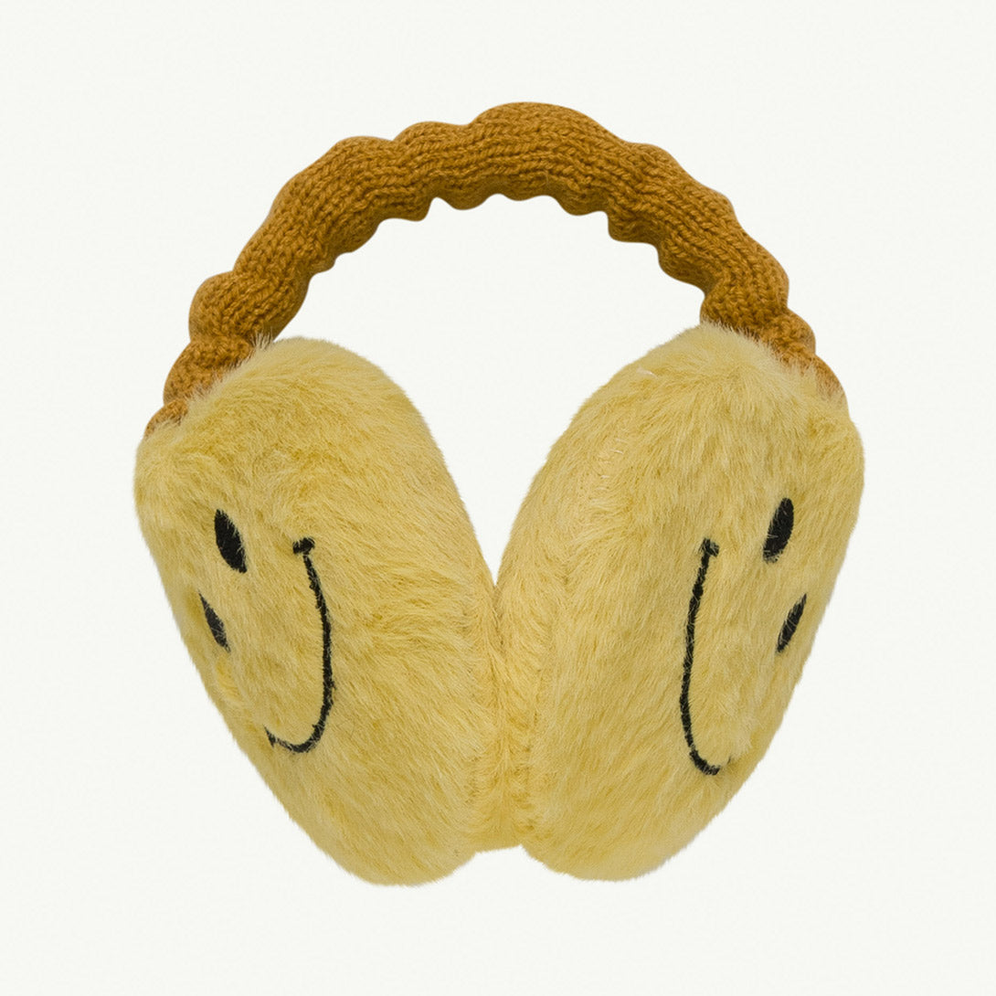 【maed for mini】【40％off】Smiley sweeper earmuffs | Yellow  イヤーマフ  | Coucoubebe/ククベベ