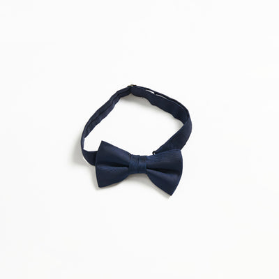 【EAST END HIGHLANDERS】SOLID BOW TIE NAVY / SILVER GREY　ボウタイ（Sub Image-2） | Coucoubebe/ククベベ