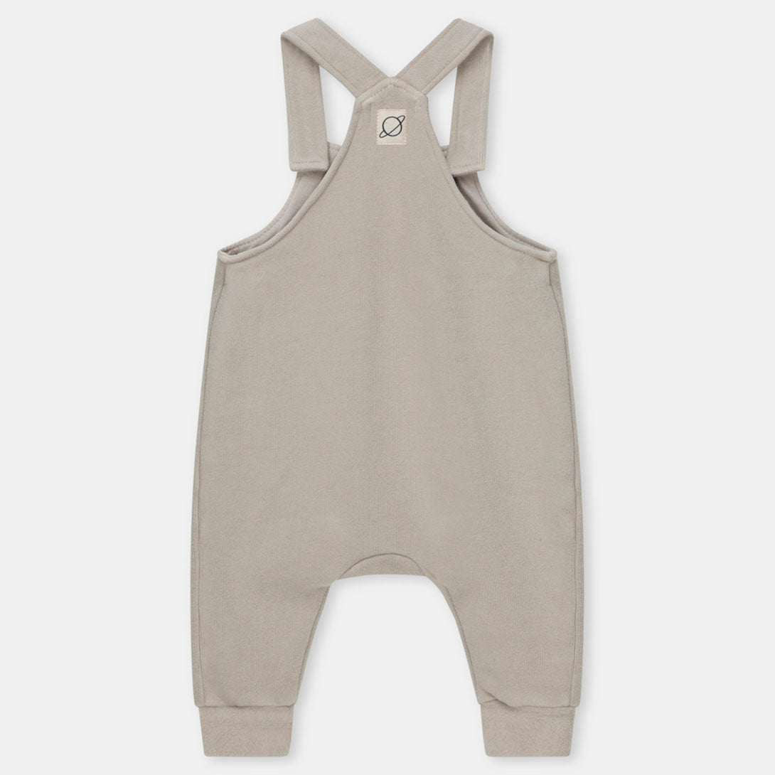 【Coucoubébé-baby】【40％off】my little cozmo  /  ORGANIC PLUSH BABY OVERALLS /  LIGHT GREY  /  サロペット  | Coucoubebe/ククベベ