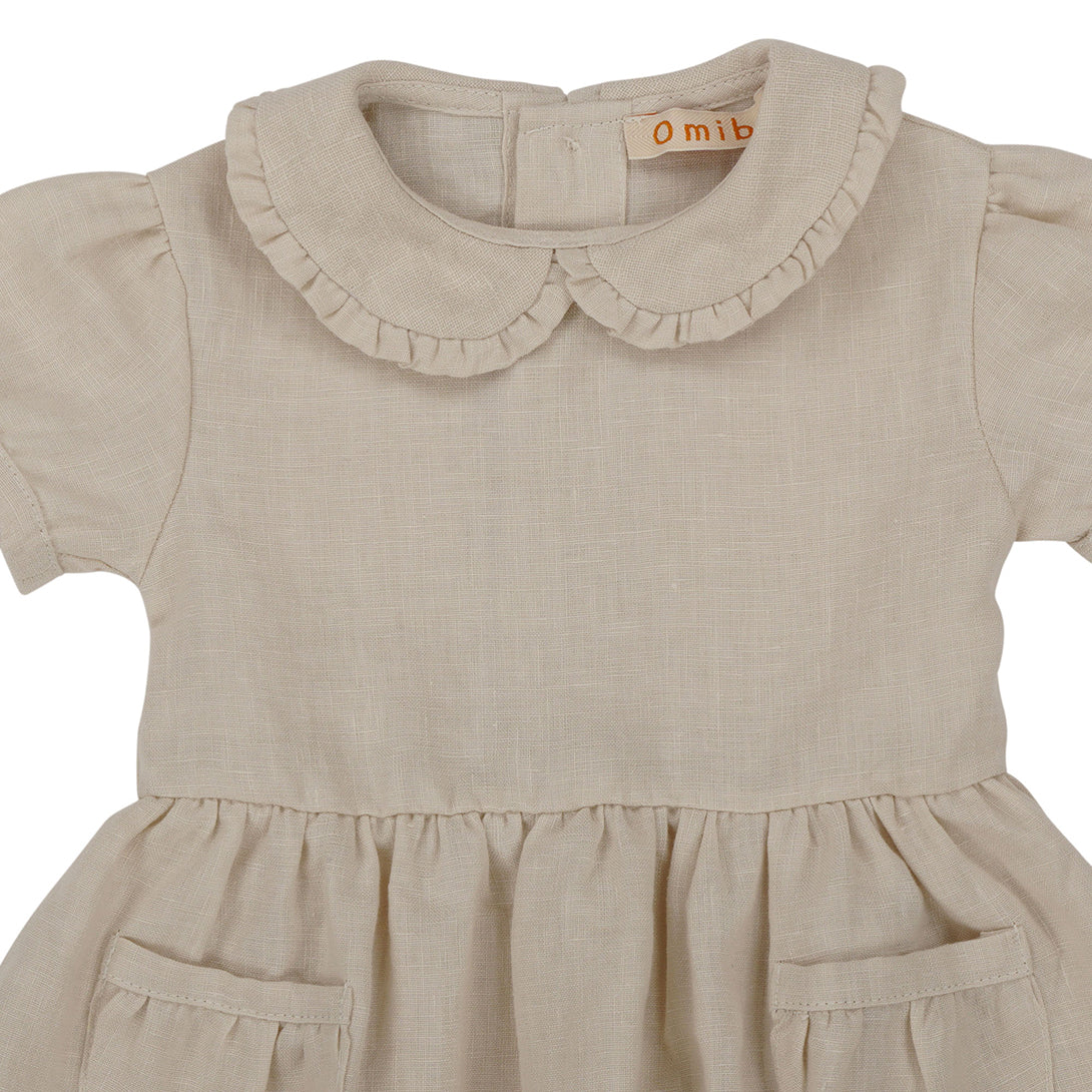 【Coucoubébé-baby】【50％off】Omibia　DAMILIA Dress Mushroom　オミビア　丸襟ワンピース　SS22W11  | Coucoubebe/ククベベ