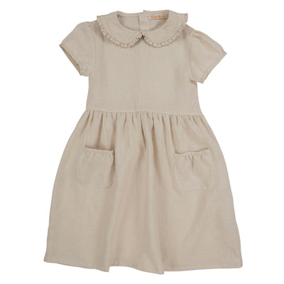【Coucoubébé-baby】【50％off】Omibia　DAMILIA Dress Mushroom　オミビア　丸襟ワンピース　SS22W11（Sub Image-4） | Coucoubebe/ククベベ