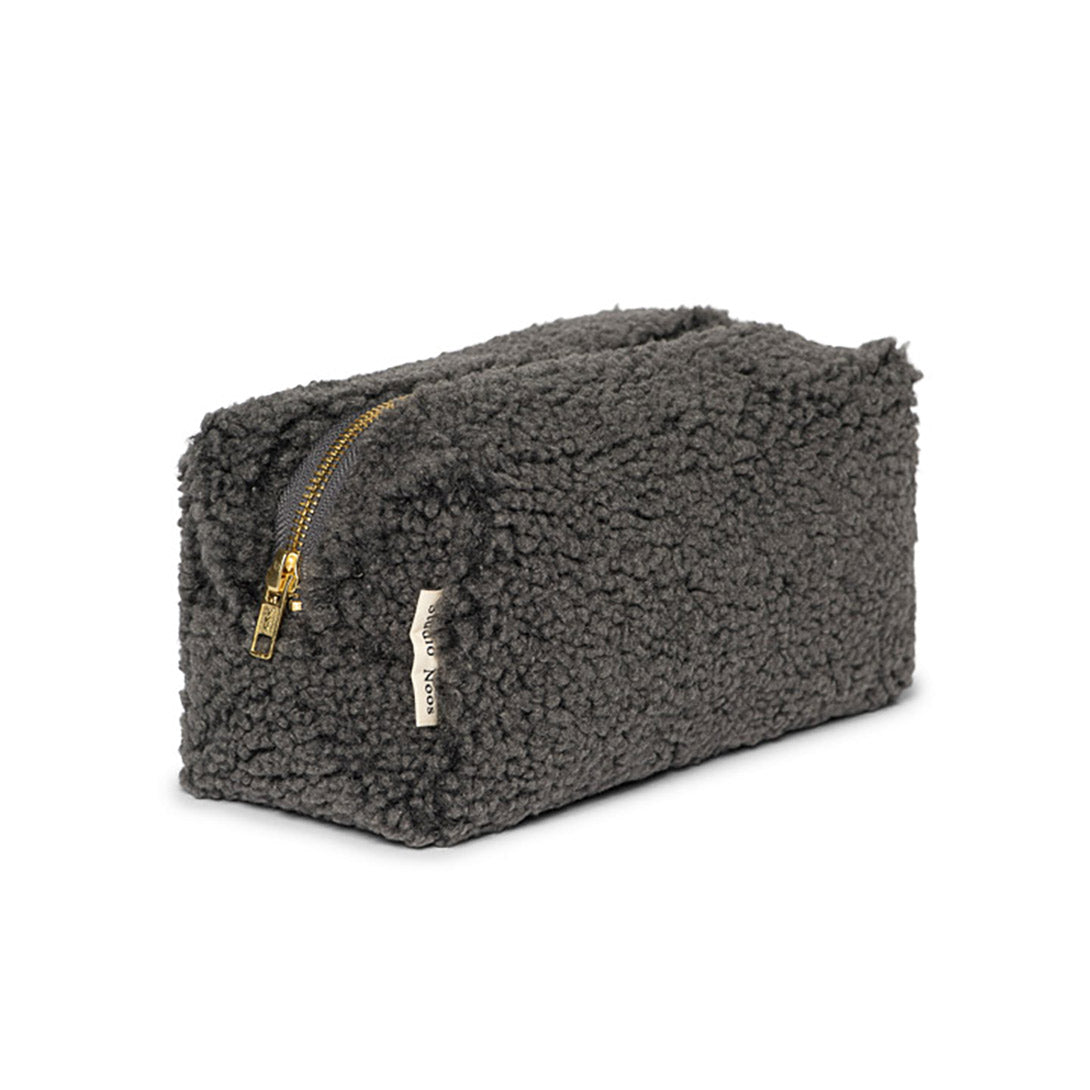 【Studio Noos】【30%OFF】Dark grey teddy pouch　ポーチ  | Coucoubebe/ククベベ