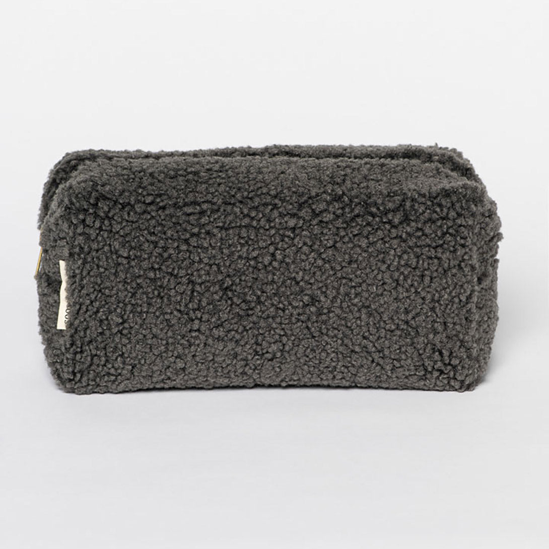 【Studio Noos】【30%OFF】Dark grey teddy pouch　ポーチ  | Coucoubebe/ククベベ