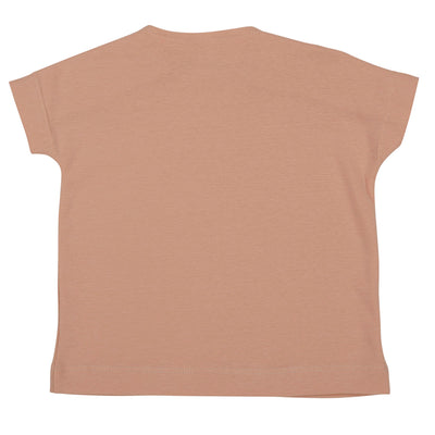 【Coucoubébé-baby】【50％off】Omibia　DEGAR T-Shirt Peach　オミビア　ジャージー肩ボタンカットソー　　SS22J25（Sub Image-2） | Coucoubebe/ククベベ