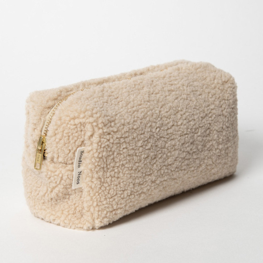 【Studio Noos】【30%OFF】Ecru teddy pouch　ポーチ  | Coucoubebe/ククベベ