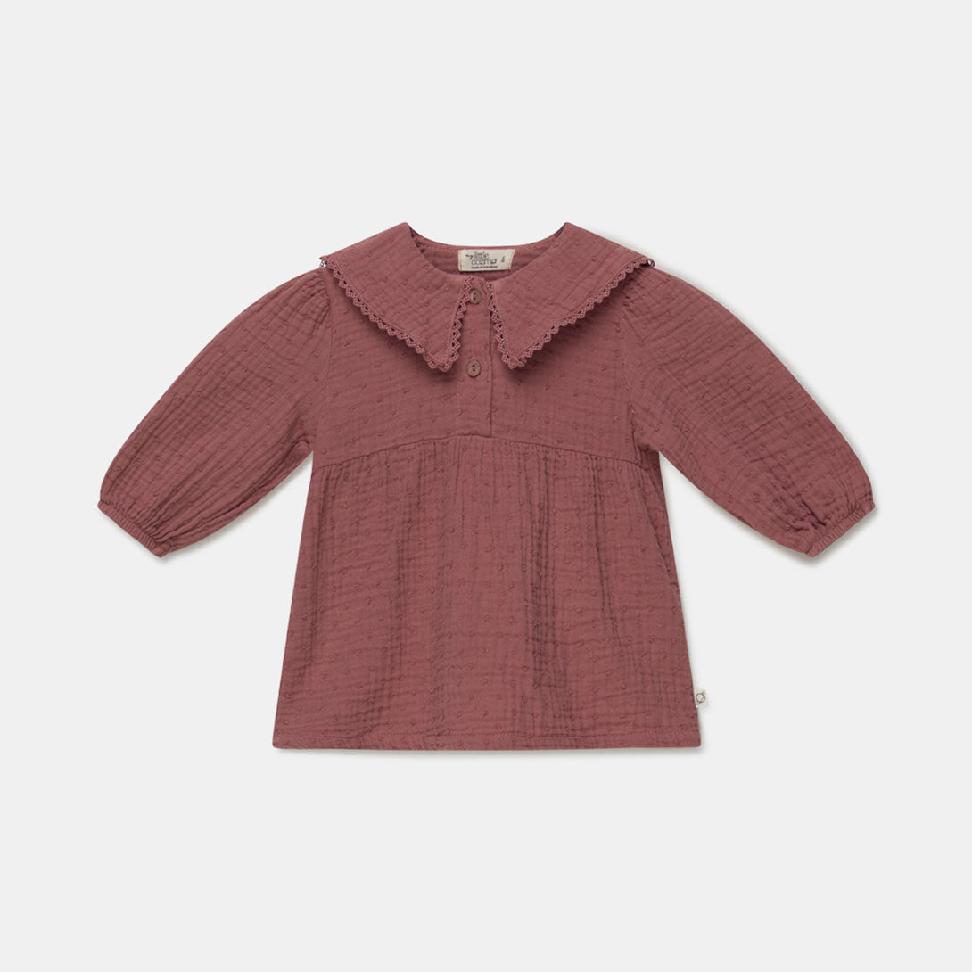 【Coucoubébé-baby】【40％off】my little cozmo  /  Organic gauze baby dress /  PINK /  ガーゼワンピース  | Coucoubebe/ククベベ