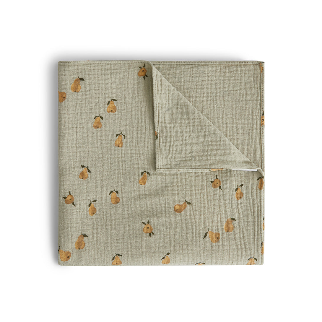 【garbo&friends】Pear Muslin Swaddle Blanket　スワドルブランケット　  | Coucoubebe/ククベベ