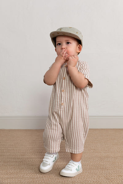 【garbo&friends】【30%OFF】Stripe summer onesize ロンパース 2-6m,6-12m（Sub Image-3） | Coucoubebe/ククベベ