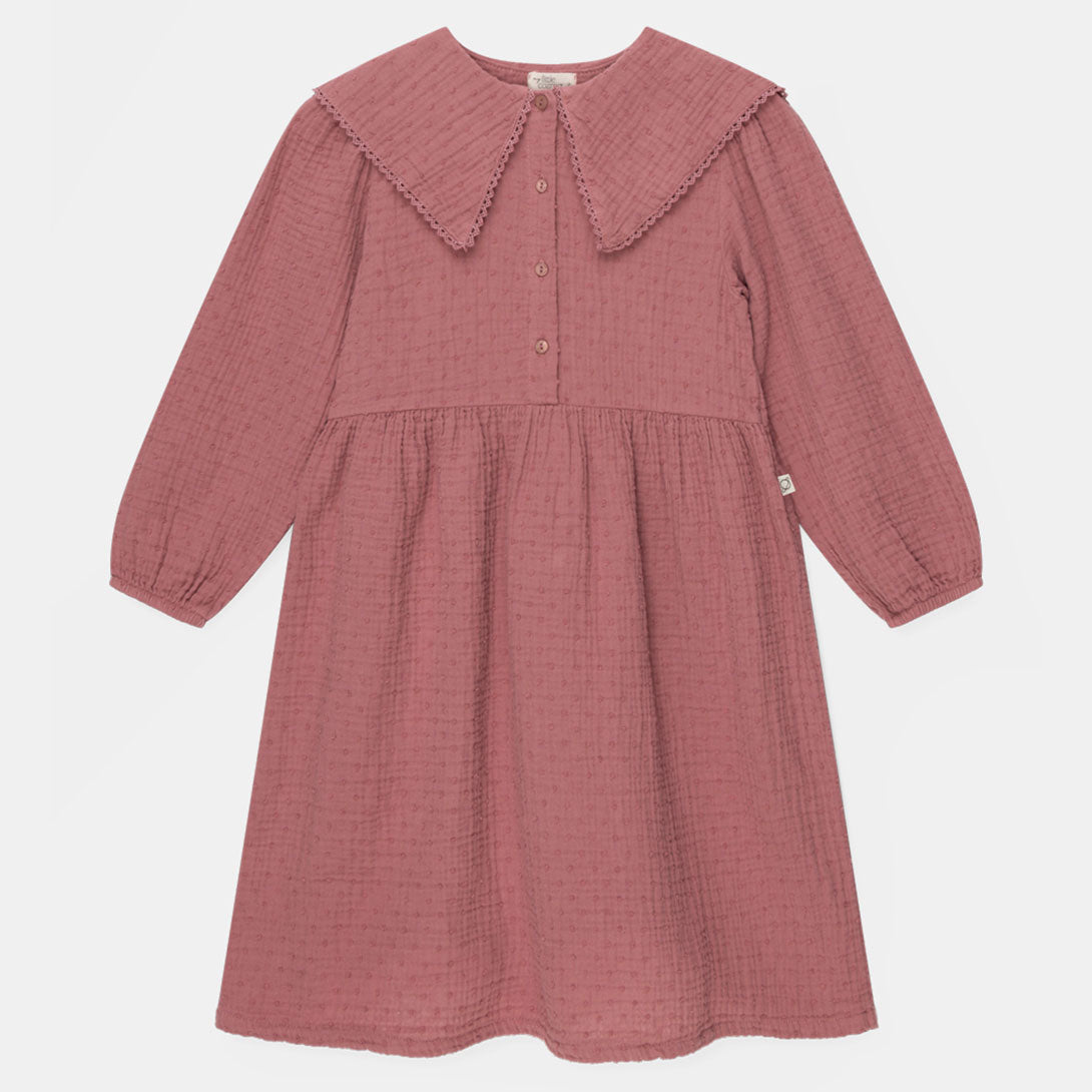 【Coucoubébé-baby】【40％off】my little cozmo  /  Organic gauze dress /  PINK  /  ガーゼワンピース  | Coucoubebe/ククベベ